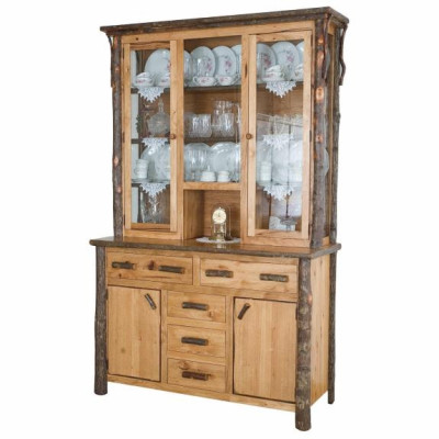 807 Log Dining Room Hutch
