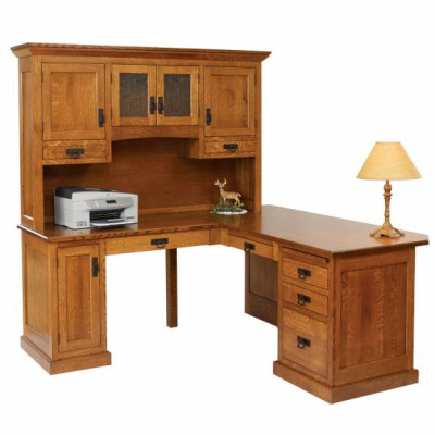 HOM-202 Homestead 66" Corner Desk with Hutch