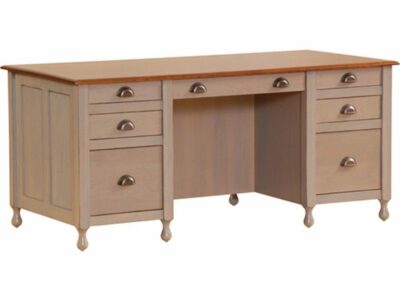 Jamesport Office Collection Jamesport Executive Desk with optional Hutch top