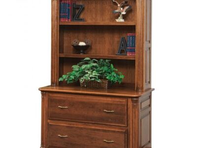 JEF-604 Jefferson Lateral File with Bookshelf