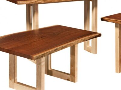 Kalispel Live Edge Coffee and End Tables Sofa Table