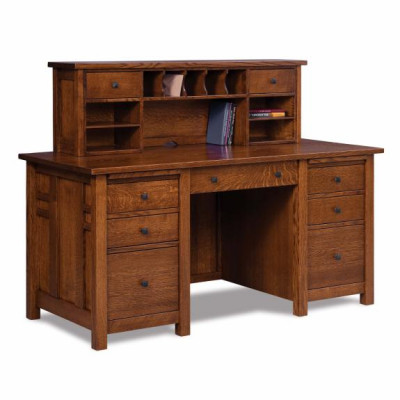 FVD-2865-DT-KS Kascade Desk with Hutch