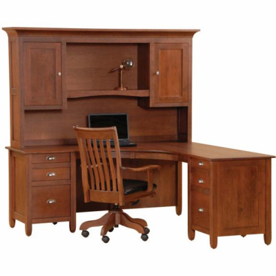 KD72 Kendall Corner Desk with Hutch