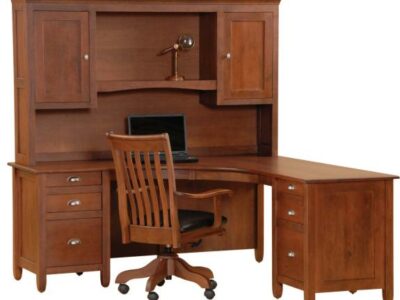 KD72 Kendall Corner Desk with Hutch
