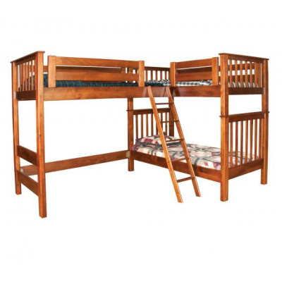 LB7482 L-Shape Bunk Bed