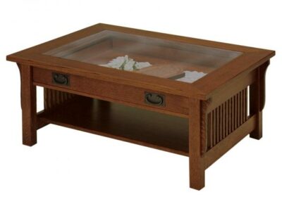 Landmark Occasional Tables Glass Top Coffee Table