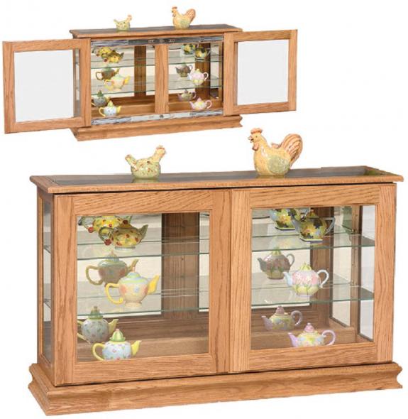 Console Curio Cabinet 2034 For In