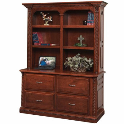 LEX-309 Lexington Double Lateral File with Hutch