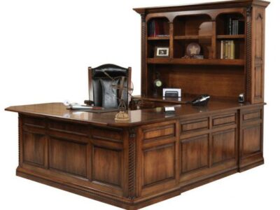 LEX-322 Lexington U-Shaped Desk with Hutch