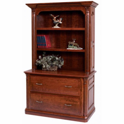 LEX-304 Lexington Lateral File with Bookshelf