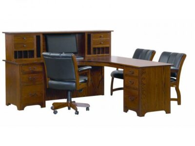 LCD80 Liberty Corner Desk with Hutch