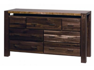 Live Edge Bedroom Set Double Dresser