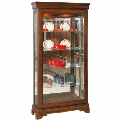Louise Philippe Sliding Door Curio 2086