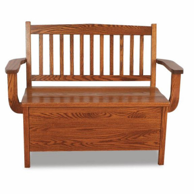AJW6338 Lowback Mission Storage Bench