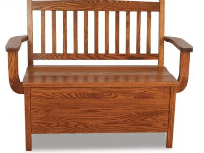AJW6338 Lowback Mission Storage Bench