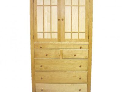 Maple Creek Bedroom Set Tray Armoire