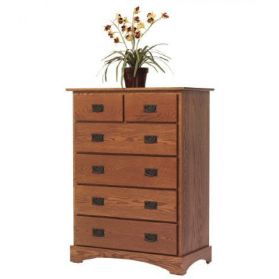 Old English Mission Chest of Drawers
