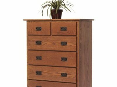 Old English Mission Chest of Drawers