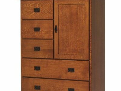 Old English Mission Chest Of Drawers
