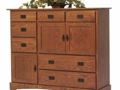 Old English Mission Grande Door Chest