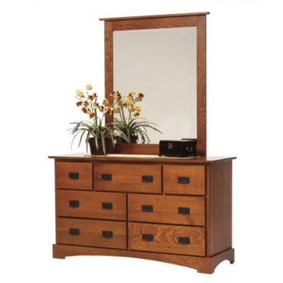 Old English Mission 56" Dresser