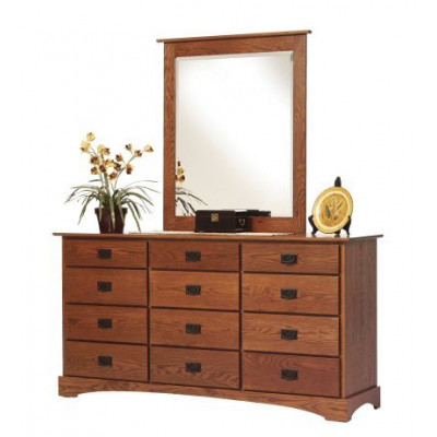 Old English Mission 72" Dresser