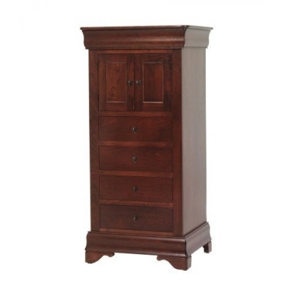 Louis Phillipe Bedroom Set Storage Tower