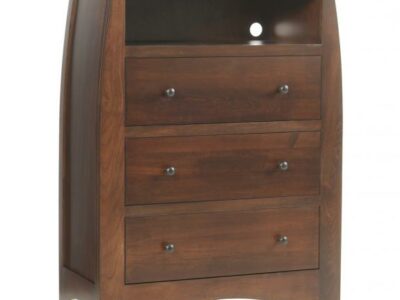 Bordeaux Bedroom Set Chest with DVD Shelf