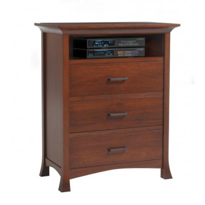 Oasis Bedroom Furniture Collection Chest with TV Shelf