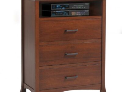 Oasis Bedroom Furniture Collection Chest with TV Shelf