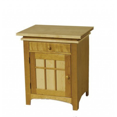 Maple Creek Bedroom Set Nightstand with Door