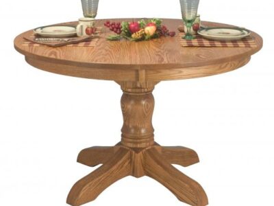McKenzie Oak Pedestal Dining Table