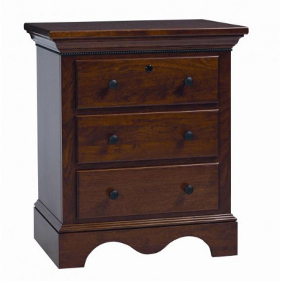 Merlot Bedroom Collection 7005 3 Drawer Nightstand