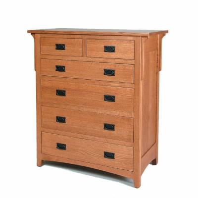 Millcreek Mission Bedroom Set 6 Drawer Chest