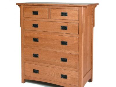 Millcreek Mission Bedroom Set 6 Drawer Chest