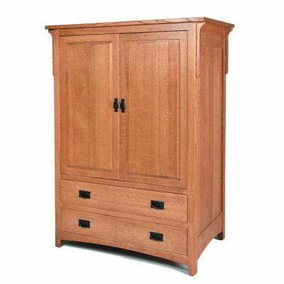 Millcreek Mission Bedroom Set Entertainment Center