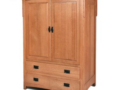 Millcreek Mission Bedroom Set Entertainment Center