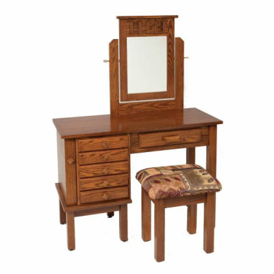 #631 42" Mission Jewelry Dressing Table / Vanities
