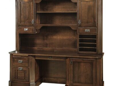 LA2037/LA2038 Mission Saturn Desk with Hutch