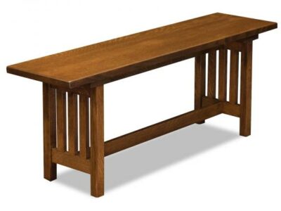 AJW48MT Mission Trestle Dining Bench