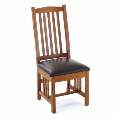 Mission Leather Dining Chair