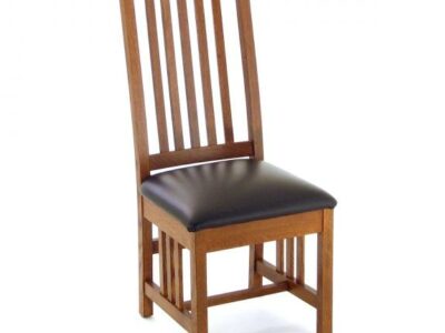 Mission Leather Dining Chair