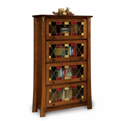 FVBR-4DR-MD Modesto Barister Bookcase