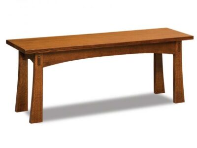 AJW48MOD Modesto Trestle Dining Table Bench