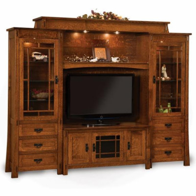 FVE-049-MD Modesto Six Piece Wall Unit