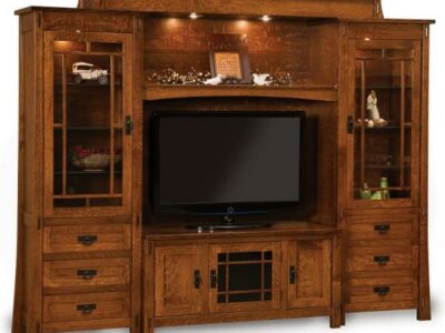 FVE-049-MD Modesto Six Piece Wall Unit
