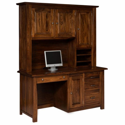 MD642431 Mondovi Computer Desk with Hutch