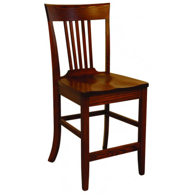 OW Shaker 5-Slat Counter or Bar Stool 8024-5