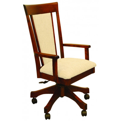 OW Shaker Desk or Office Chair with Fabric Back 80FBSD