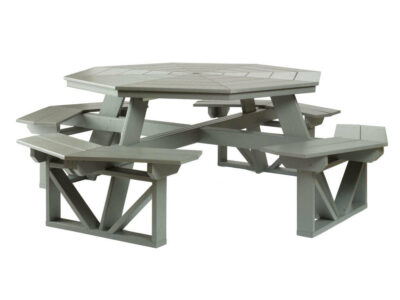 Octagon Picnic Table, Breakdown Model, Poly